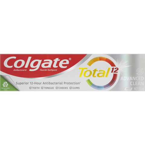 Colgate Antibacterial Toothpaste Total Advanced Clean 115g