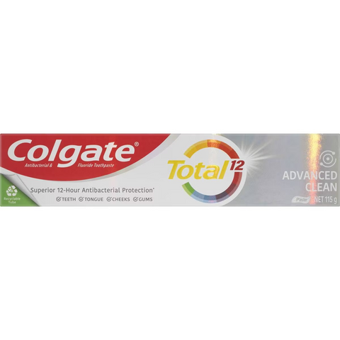 Colgate Antibacterial Toothpaste Total Advanced Clean 115g