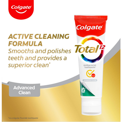 Colgate Antibacterial Toothpaste Total Advanced Clean 115g