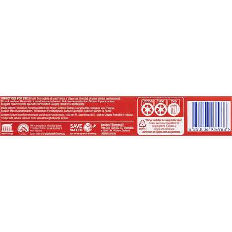 Colgate Toothpaste Maximum Cavity Protection Mint 180g