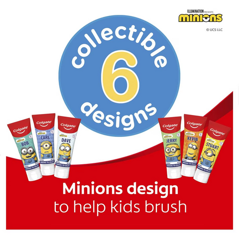 Colgate Kids Toothpaste Kids Minions 6+ Years Mint Gel 90g