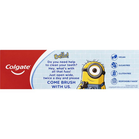 Colgate Kids Toothpaste Kids Minions 6+ Years Mint Gel 90g