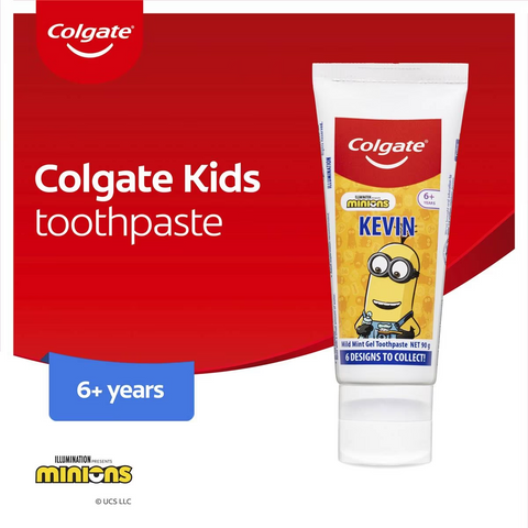 Colgate Kids Toothpaste Kids Minions 6+ Years Mint Gel 90g