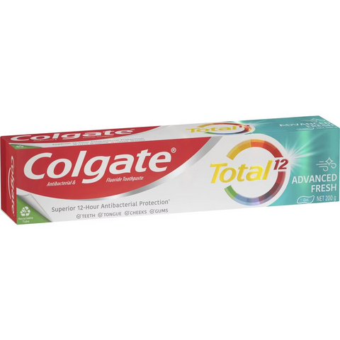 Colgate Antibacterial Toothpaste Total Advanced Fresh Gel 200g