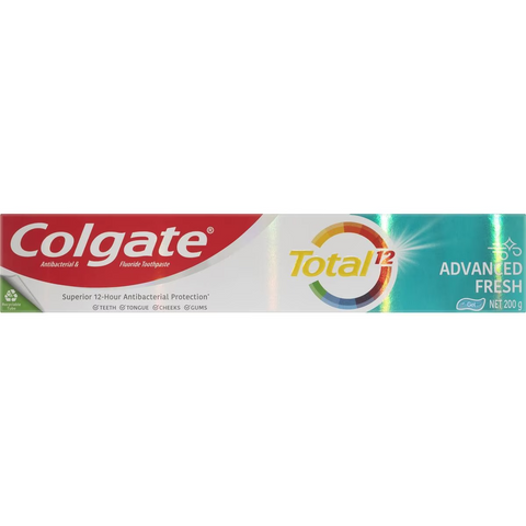 Colgate Antibacterial Toothpaste Total Advanced Fresh Gel 200g