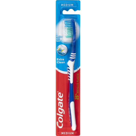 Colgate Toothbrush With Rubber Tongue Cleaner 1 Pack