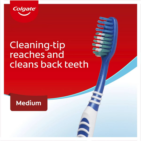 Colgate Toothbrush With Rubber Tongue Cleaner 1 Pack