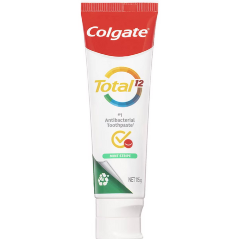 Colgate Antibacterial Toothpaste Total Mint Stripe Gel 115g