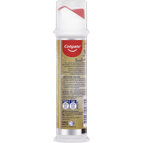 Colgate Whitening Toothpaste Advanced Whitening Tartar Pump