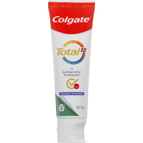 Colgate Antibacterial Toothpaste Total Advanced Whitening 115g