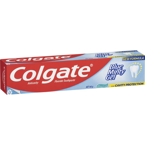 Colgate Cavity Protection Toothpaste Blue Minty Gel For Cavity 165g