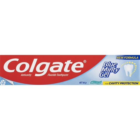 Colgate Cavity Protection Toothpaste Blue Minty Gel For Cavity 165g