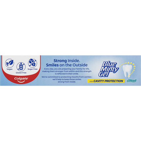 Colgate Cavity Protection Toothpaste Blue Minty Gel For Cavity 165g