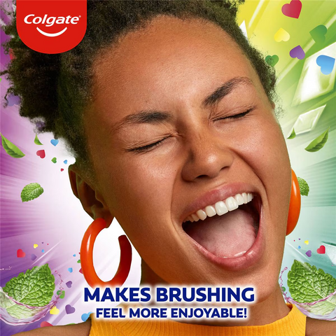 Colgate Max Fresh Toothpaste With Mini Breath Hearts Rainbow