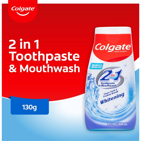 Colgate Toothpaste & Mouthwash 2 In 1 130g