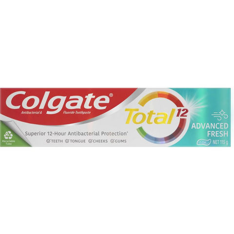 Colgate Antibacterial Toothpaste Total Advanced Fresh Gel 115g