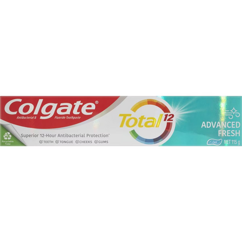 Colgate Antibacterial Toothpaste Total Advanced Fresh Gel 115g