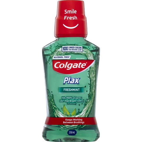 Colgate Mouthwash Freshmint Alcohol Free - Plax 250ml