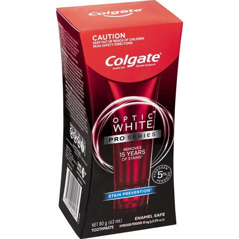 Colgate Teeth Whitening Toothpaste Optic White Pro Series Teeth 80g