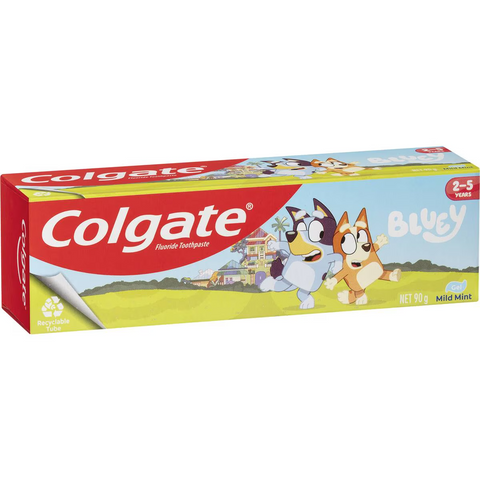 Colgate Kids Toothpaste Junior Bluey 2-5 Years 90g