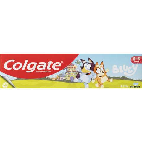 Colgate Kids Toothpaste Junior Bluey 2-5 Years 90g