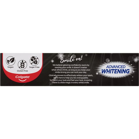 Colgate Whitening Toothpaste Advanced Whitening Charcoal 180g