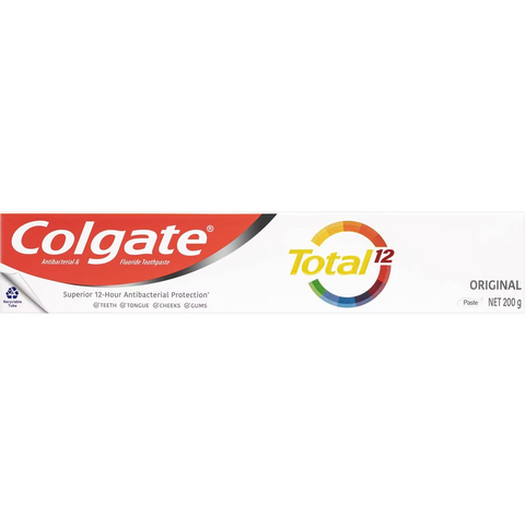 Colgate Antibacterial Toothpaste Total Original Value Pack 200g X 3 Pack