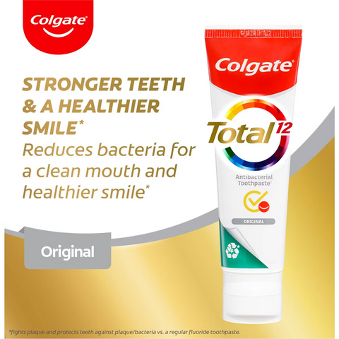 Colgate Antibacterial Toothpaste Total Original Value Pack 200g X 3 Pack