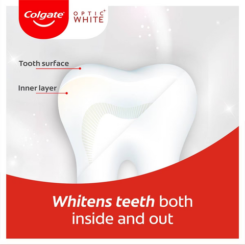 Colgate Teeth Whitening Toothpaste Optic White Renewal Vibrant 85g