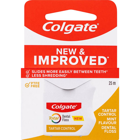 Colgate Dental Floss Total Tartar Control 25m