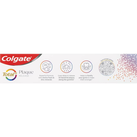 Colgate Plaque Release Toothpaste Total Natural Mint 95g