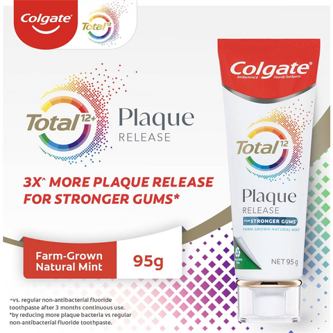 Colgate Plaque Release Toothpaste Total Natural Mint 95g