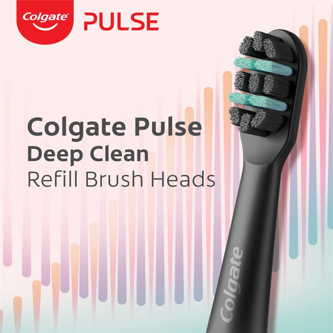 Colgate Electric Toothbrush Refill Pulse Deep Clean 4 Pack