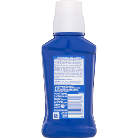 Colgate Mouthwash Oral Cleanser Mint - Peroxyl 236ml