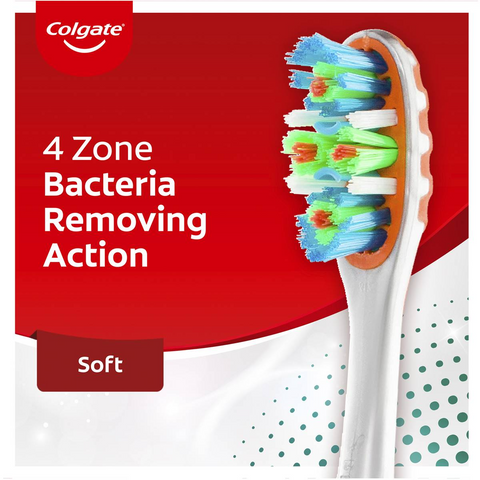 Colgate Toothbrush 360 Advanced Soft 4 Pack