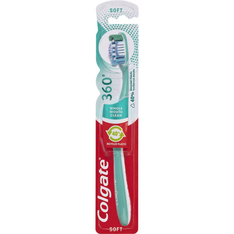 Colgate Toothbrush 360 Whole Mouth Clean Soft Each