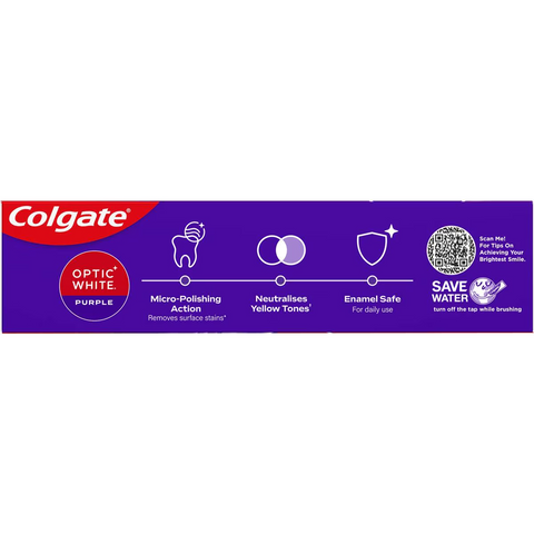 Colgate Optic White Purple Whitening Toothpaste 100g