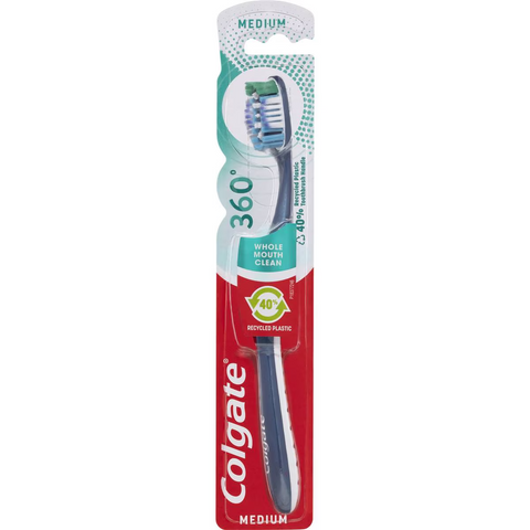 Colgate Toothbrush 360 Whole Mouth Clean Medium Each