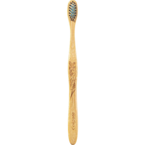 Colgate Toothbrush Biodegradable Bpa Free Bamboo 2 Pack