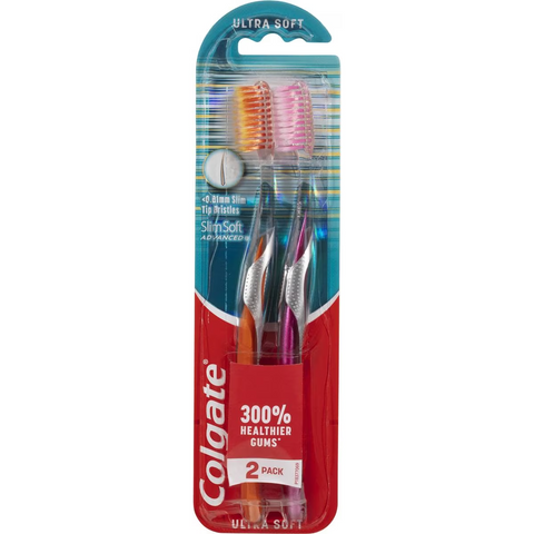 Colgate Toothbrush Advanced Ultra Soft Value Pack 2 Pack