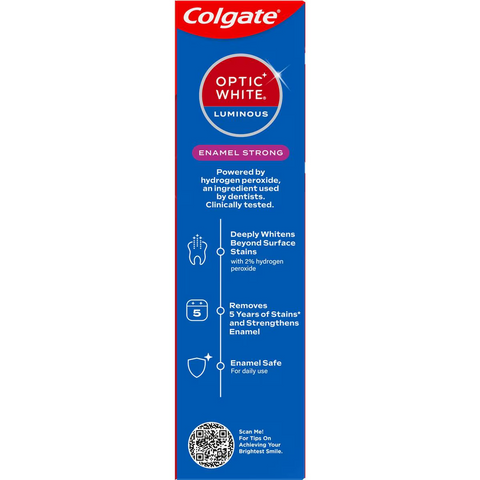 Colgate Optic White Luminous Enamel Strong Toothpaste 85g