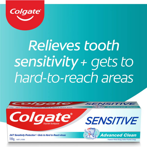 Colgate Sensitive Advanced Clean Fluoride Toothpaste 110g