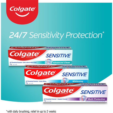 Colgate Sensitive Advanced Clean Fluoride Toothpaste 110g