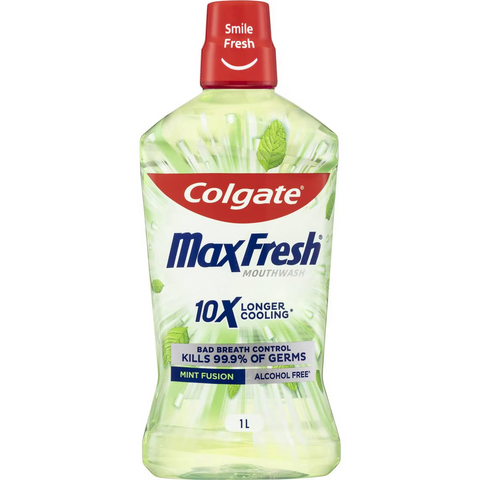 Colgate Max Fresh Mouthwash Mint Fusion 1l