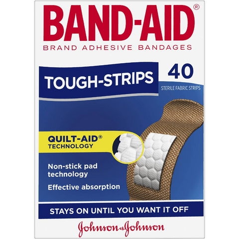 Band-aid Tough Strips Brand 40 Pack