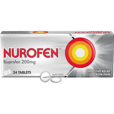 Nurofen Pain And Inflammation Relief Tablets 200mg Ibuprofen 24 Pack