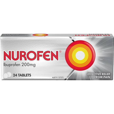 Nurofen Pain And Inflammation Relief Tablets 200mg Ibuprofen 24 Pack