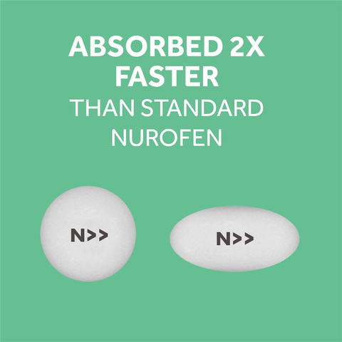 Nurofen Zavance Fast Pain Relief Tablets 256mg Ibuprofen 24 Pack