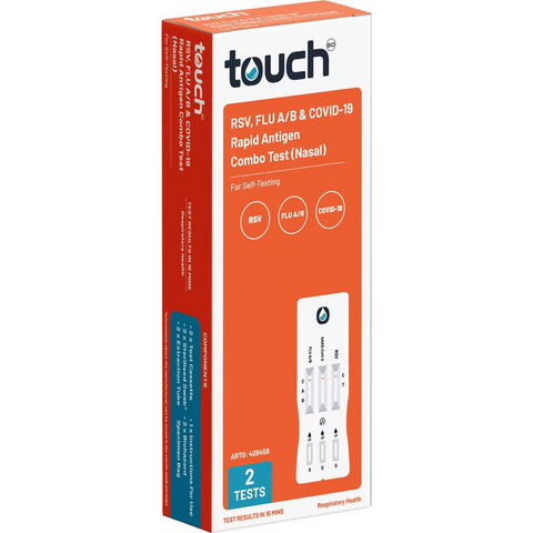 Touch Rsv, Flu & Covid 19 Rapid Antigen Test 2 Pack