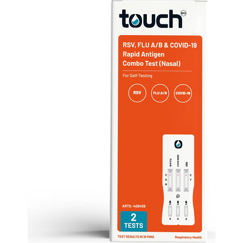 Touch Rsv, Flu & Covid 19 Rapid Antigen Test 2 Pack